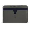 Veganologie Women's Grey Cider Apple Leather Cardholder In Pepper In Gray