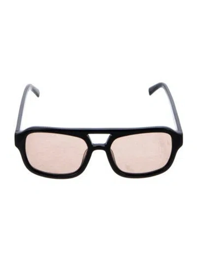 Pre-owned Vehla Dixie Square Sunglasses In Black