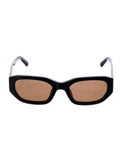 Pre-owned Vehla Felix Square Sunglasses In Black