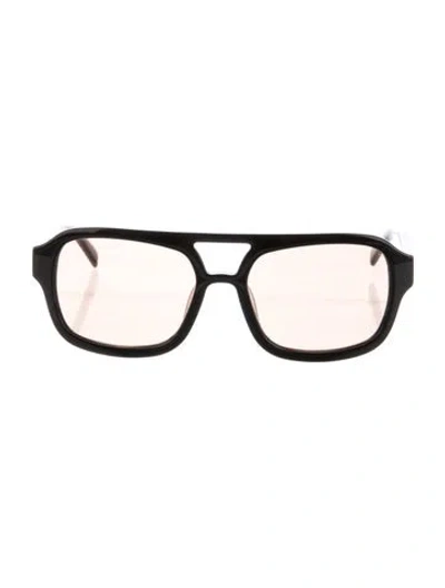 Pre-owned Vehla Oversize Tinted Sunglasses In Black
