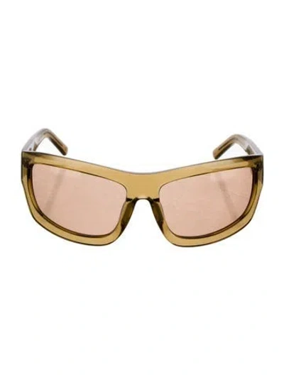 Pre-owned Vehla Oversize Tinted Sunglasses In Brown