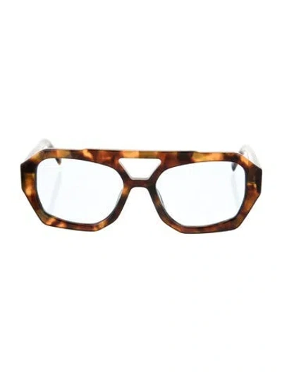Pre-owned Vehla Oversize Tinted Sunglasses In Neutral