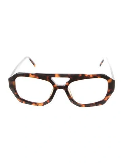 Pre-owned Vehla River Shield Sunglasses In Brown