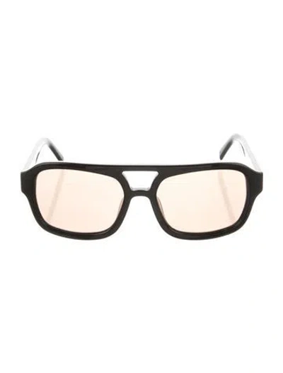 Pre-owned Vehla Square Mirrored Sunglasses W/ Tags In Black