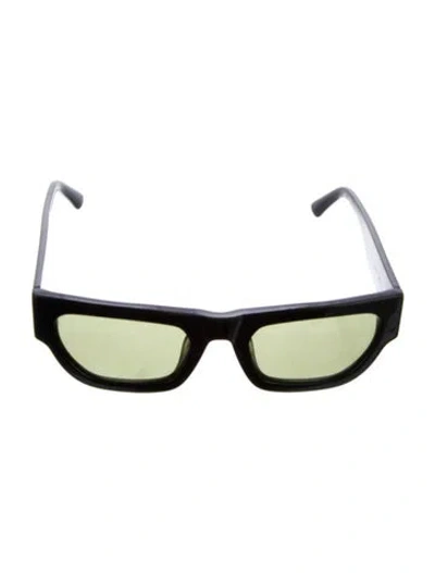 Pre-owned Vehla Square Tinted Sunglasses In Black