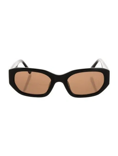 Pre-owned Vehla Square Tinted Sunglasses In Black