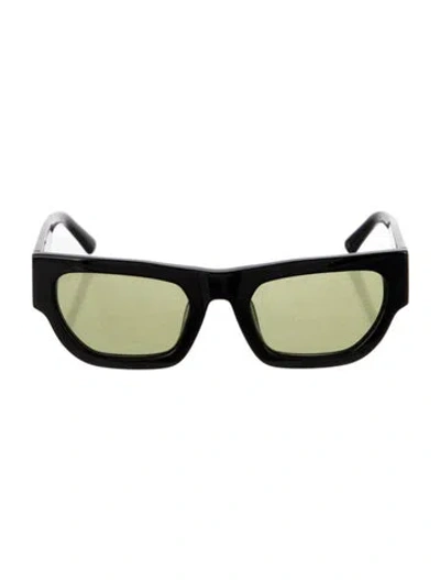 Pre-owned Vehla Square Tinted Sunglasses In Black