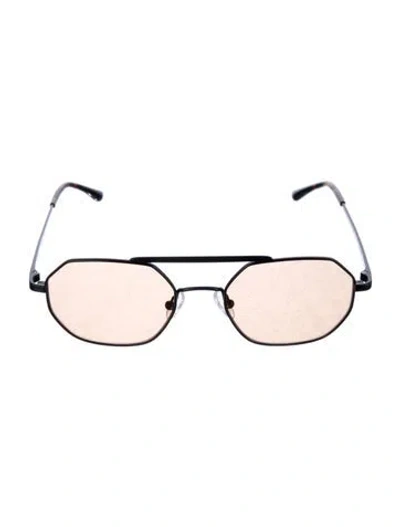 Pre-owned Vehla Square Tinted Sunglasses In Black