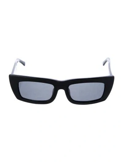 Pre-owned Vehla Square Tinted Sunglasses In Black