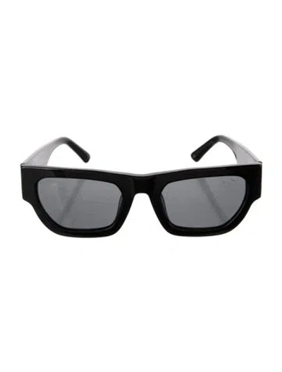 Pre-owned Vehla Square Tinted Sunglasses In Black
