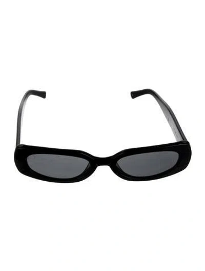 Pre-owned Vehla Square Tinted Sunglasses In Black