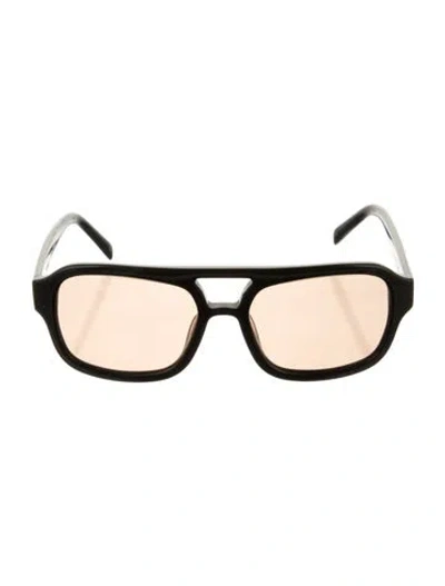 Pre-owned Vehla Square Tinted Sunglasses In Black