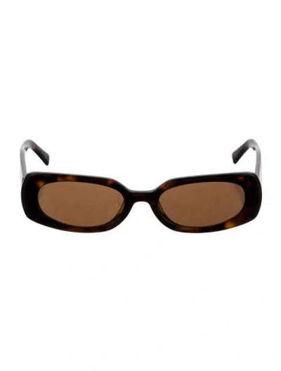 Pre-owned Vehla Square Tinted Sunglasses In Brown