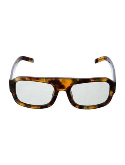 Pre-owned Vehla Square Tinted Sunglasses In Brown