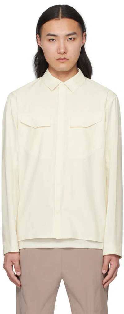 Veilance Beige Field Shirt In Neutrals