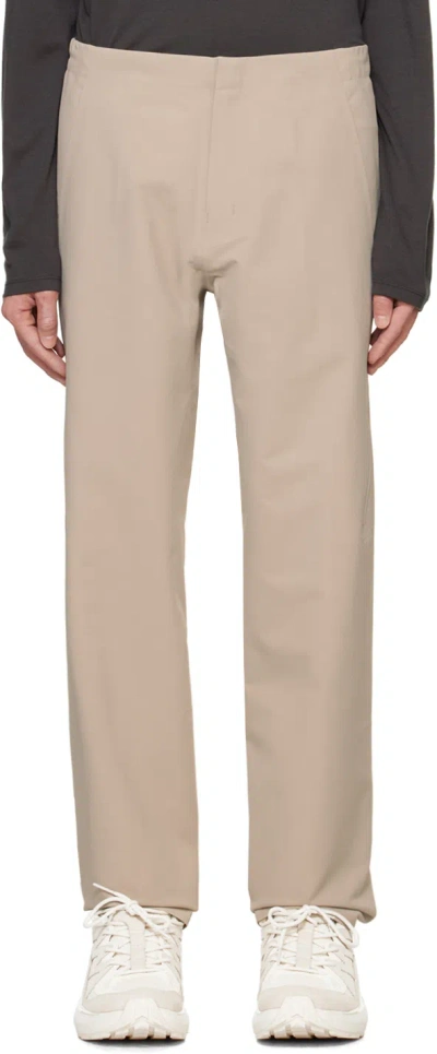 Veilance Beige Spere Trousers In Rune