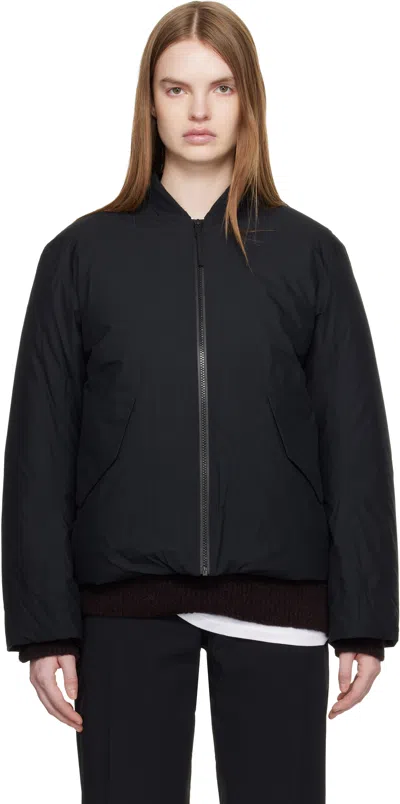 Veilance Black Decca Down Bomber Jacket