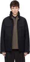 Veilance Black Field Jacket In Black