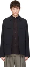 Veilance Black Field Softshell Jacket In Black