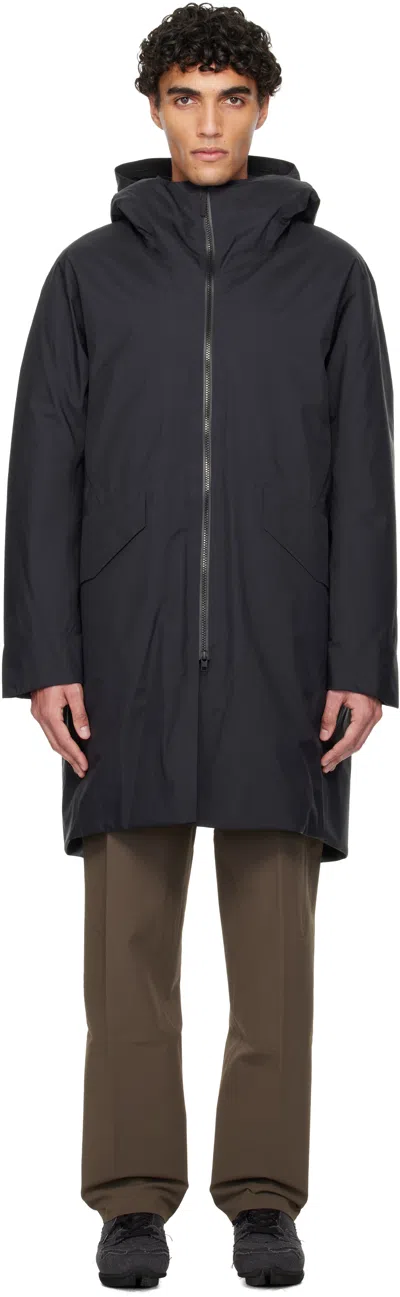 Veilance Black Monitor Down Coat