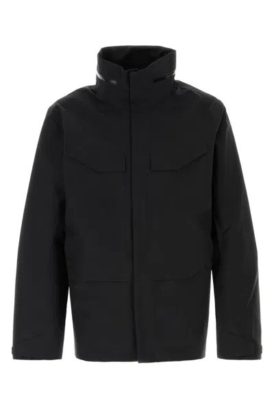 Veilance Black Nylon Field Windbreaker In Multi