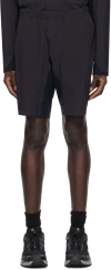 VEILANCE BLACK SECANT COMP SHORTS