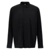 Veilance Long Sleeve Shirt Hidden Button Placket In Black