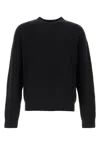 Veilance Wool Blend Crew Neck Sweater With Long Sleeves In Black
