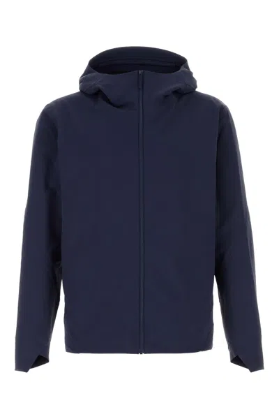 VEILANCE VEILANCE BLUE NYLON BLEND ISOGON WINDBREAKER