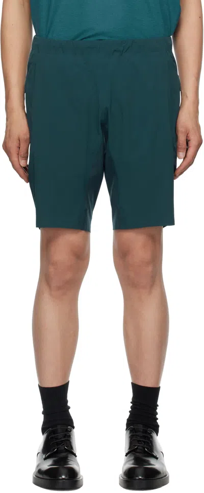 Veilance Blue Secant Comp Shorts In Nightscape