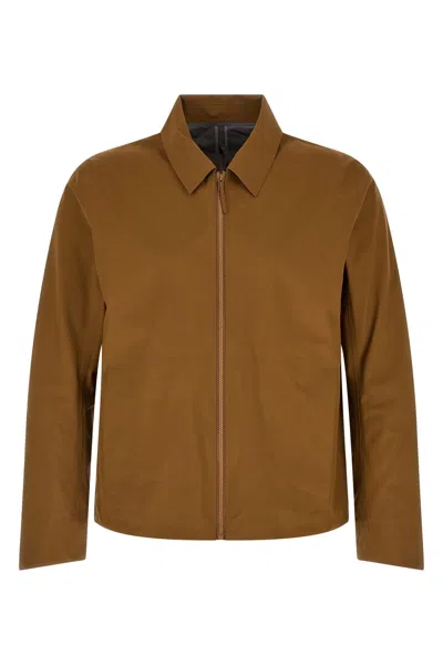 Veilance Zip-fastening Jacket In Brown