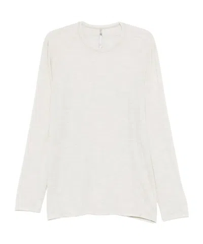 Veilance Crew Neck Long-sleeved T-shirt In White