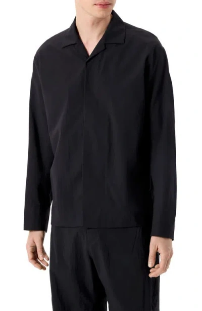 Veilance Cusec Long Sleeve Shirt In Black