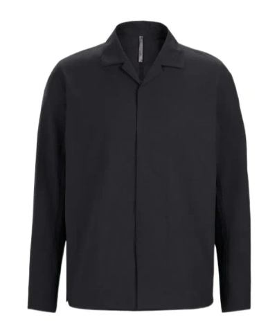 Veilance Long-sleeved Shirt In Black