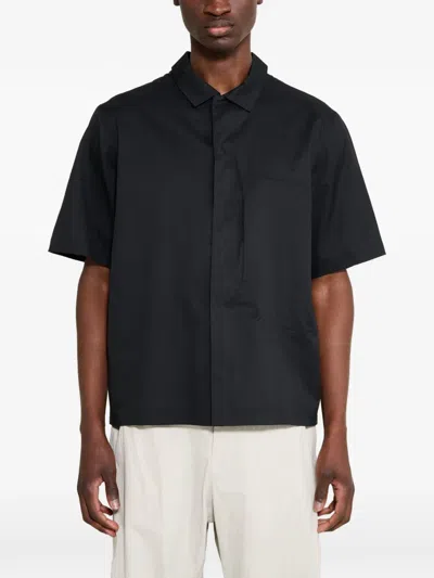 Veilance Demlo Short-sleeve Shirt In Black