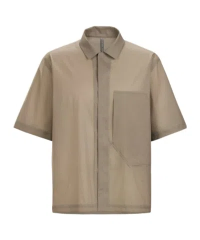 Veilance Demlo Short-sleeve Shirt In Black