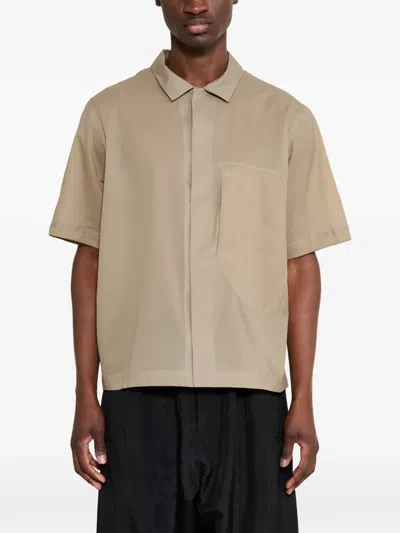 Veilance Demlo Short-sleeve Shirt In Neutral
