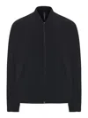 Veilance Diode Stretch Nylon Bomber Jacket In Black