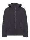 Veilance Hooded Jacket In Black
