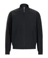 Veilance Diode Stretch Nylon Bomber Jacket In Blue