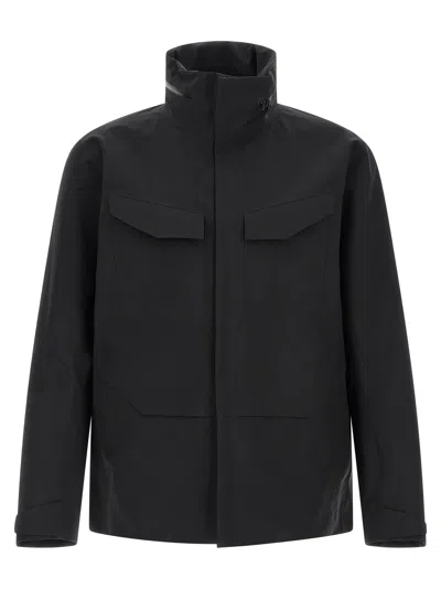 Veilance Field Windbreaker Jacket In Black