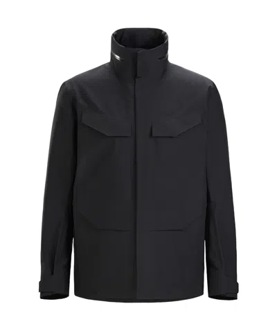 Veilance Field Windbreaker Jacket In Black