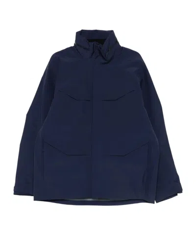 Veilance Flap Pocket Casual Jacket In Blue