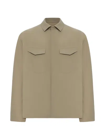 Veilance Flap-pocket Shirt In Neutral