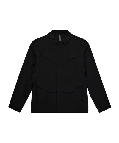 Veilance Flap-pocket Nylon Jacket In Black