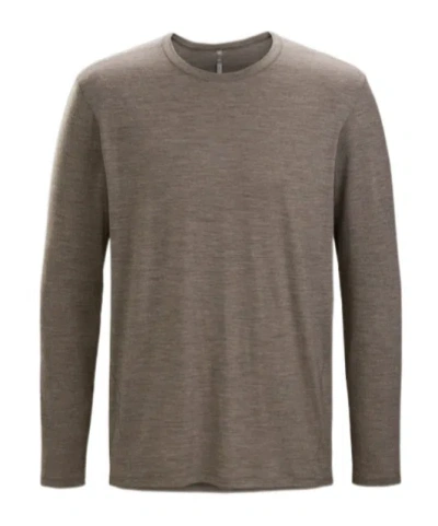 Veilance Frame Long-sleeved T-shirt In Brown