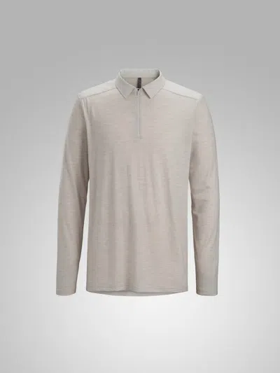 Veilance Frame Ls Polo M Clothing In Neutral