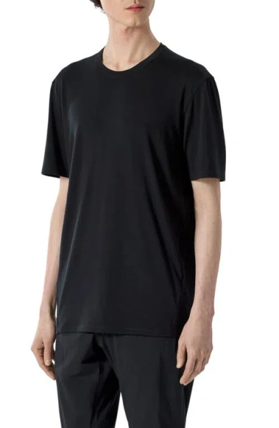 Veilance Frame Merino Wool Blend T-shirt In Black
