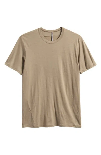 Veilance Frame Merino Wool Blend T-shirt In Brown