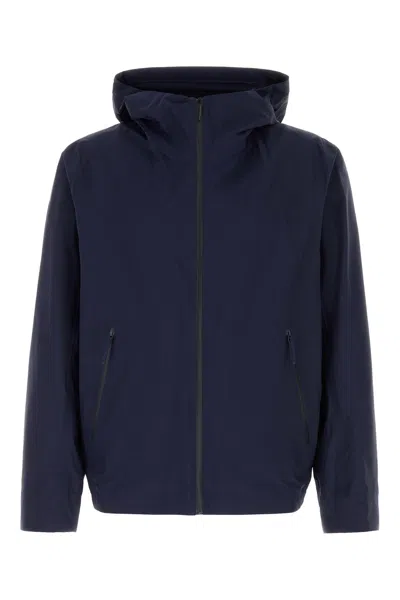 Veilance Navy Blue Nylon Secant Jacket
